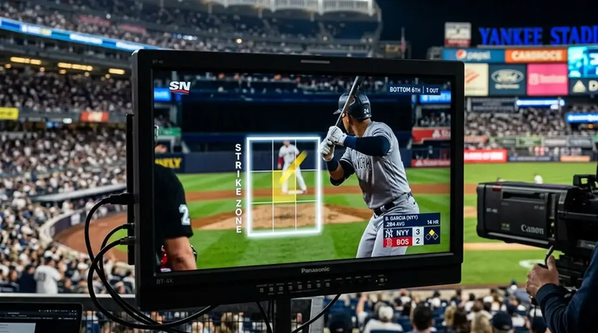 Symbolický displej elektronické strike zóny MLB pro rok 2026