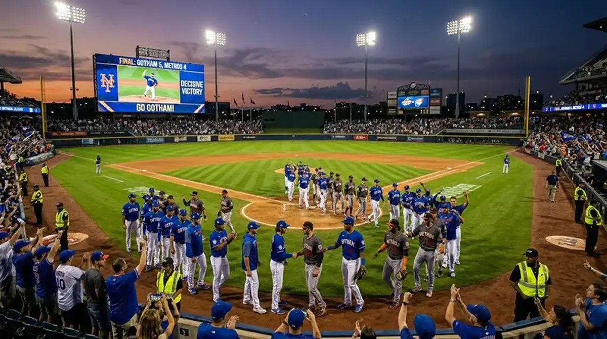 Tým MLB slaví po výrazné výhře s vysokým rozdílem v doběhách