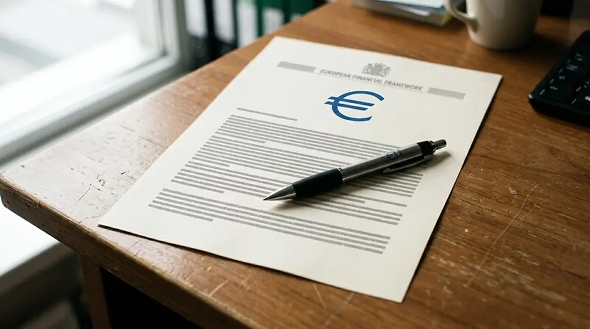 Bonusový dokument se symbolickým znakem € na sázkařském stole