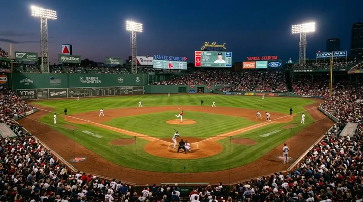 Divizní rivalové MLB na společném hřišti během zápasu