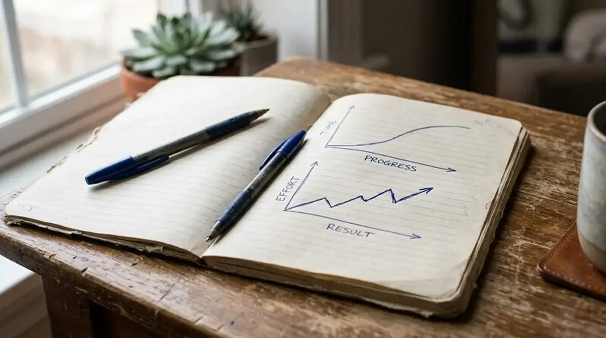 Jednoduchý ruční graf srovnávající flat a percentuální strategii