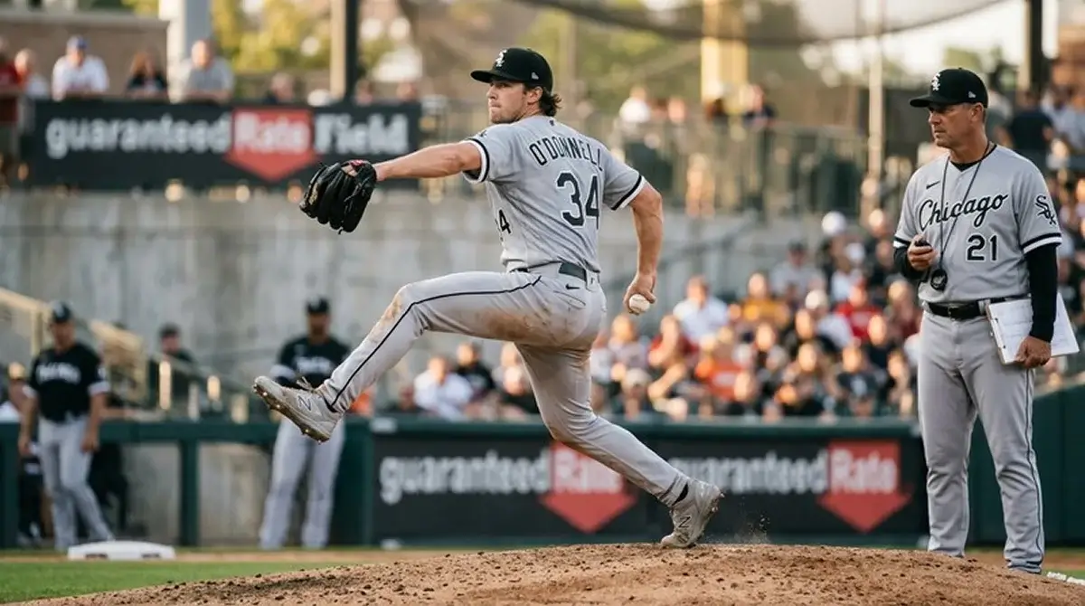 Startovní nadhazovač MLB během rozcvičky před zápasem