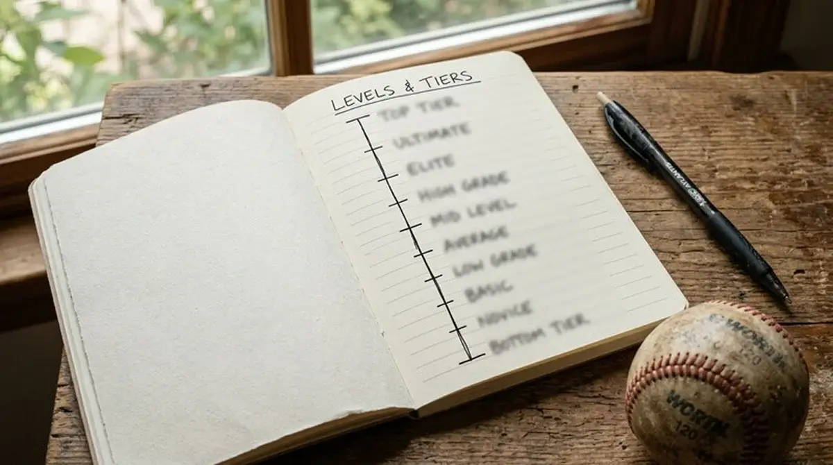 Vizuální nákres ERA pásem nadhazovačské kvality