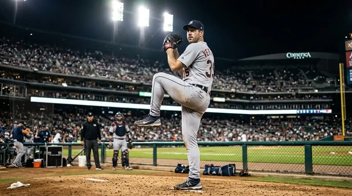 MLB nadhazovač v současné formě během rozcvičky