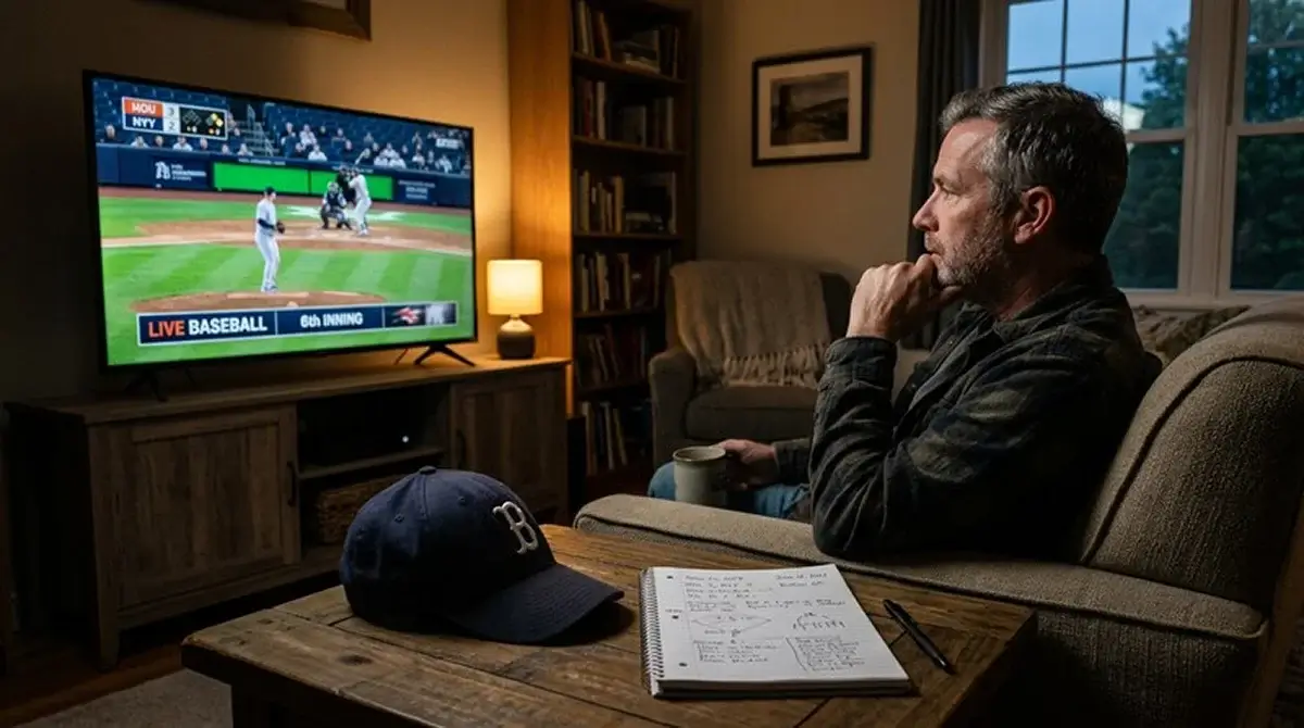 Fanoušek MLB sleduje vývoj sezóny během dlouhodobého období