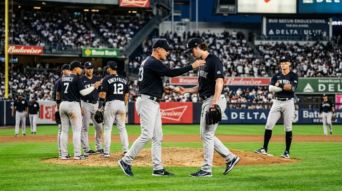 Manažer MLB během střídání startéra na nadhozovacím kopci
